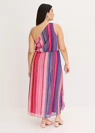 One shoulder jurk van softe mesh, bonprix