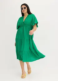 Midi jurk van soepele viscose, bonprix