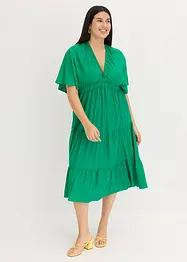 Midi jurk van soepele viscose, bonprix