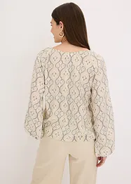 Gedessineerde tuniekblouse van een fijne viscosemix, bonprix