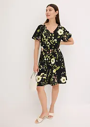 Jurk met pofmouwen, bonprix