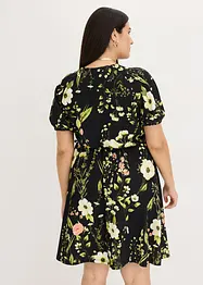 Jurk met pofmouwen, bonprix