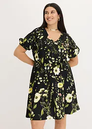 Jurk met pofmouwen, bonprix