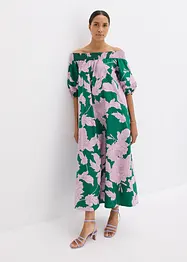 Carmen jurk van puur katoen met print, bonprix