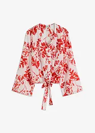 Gedessineerde blouse van puur katoen, bonprix