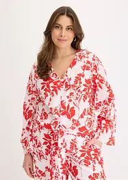 Gedessineerde blouse van puur katoen, bonprix