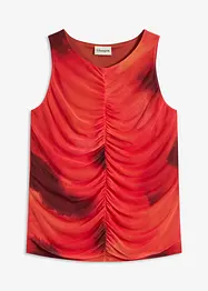 Gedessineerde top van zacht mesh, bonprix