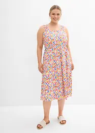 Licht uitlopende shirtjurk van katoen-viscosemix, bonprix