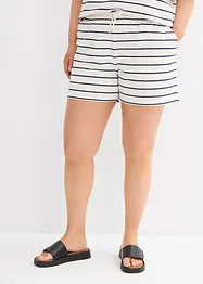 Sweat short in een katoen-wolmix, bonprix
