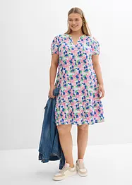 Jurk van zachte mousseline, bonprix