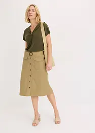 Shirt met een decoratieve ring, bonprix