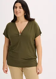 Shirt met een decoratieve ring, bonprix