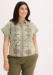 Oversized shirt met paisley motief, bonprix