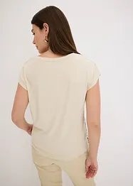 Shirt met een rand van kant en een paisley motief, bonprix