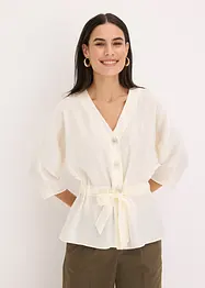 Blouse met ceintuur, bonprix