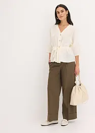 Blouse met ceintuur, bonprix