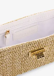 Schoudertas in rieten look, bonprix