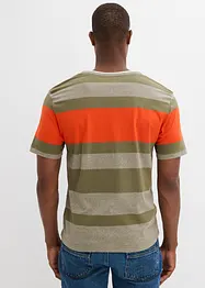 Henley shirt met korte mouwen, bonprix