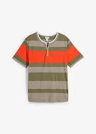 Henley shirt met korte mouwen, bonprix