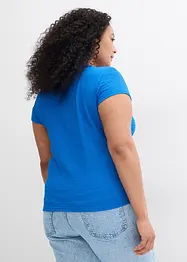 T-shirt van gestructureerde crêpe, bonprix