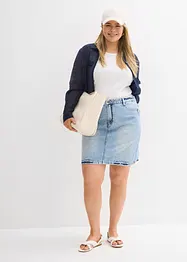 Spijkerrok mid waist, low stretch, bonprix