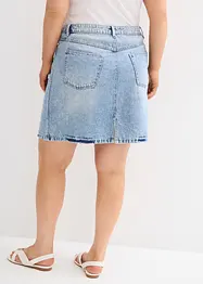 Spijkerrok mid waist, low stretch, bonprix