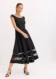 Carmen jurk met kant en riem, bonprix