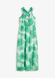 Chiffon jurk met bandjes en decoratieve accessoires, bonprix