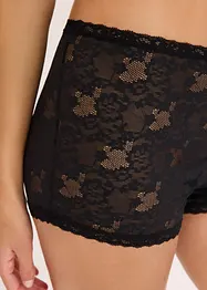 Dames boxer van kant (set van 3), bonprix