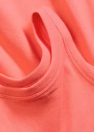 Geribde tanktop van biologisch katoen, bonprix