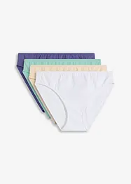 Slip met biologisch katoen (set van 4), bonprix