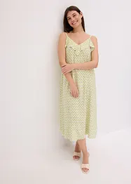 Midi jurk met ruches, bonprix