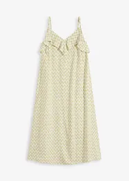 Midi jurk met ruches, bonprix