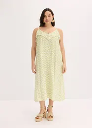 Midi jurk met ruches, bonprix