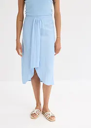 Midirok van lichte crèpe, bonprix