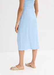 Midirok van lichte crèpe, bonprix