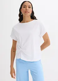 T-shirt met een knoopdetail, bonprix