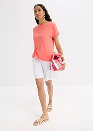 T-shirt met een knoopdetail, bonprix