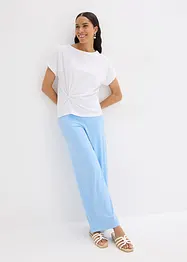 T-shirt met een knoopdetail, bonprix