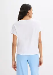 T-shirt met een knoopdetail, bonprix