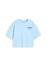 Oversized T-shirt van biologisch katoen, bonprix