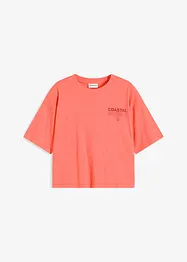 Oversized T-shirt van biologisch katoen, bonprix