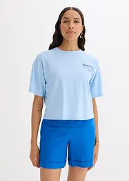 Oversized T-shirt van biologisch katoen, bonprix