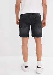 Jeans short met open boorden, relaxed fit, bonprix