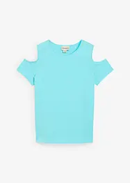 Cold shoulder shirt van biologisch katoen, bonprix