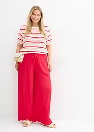 Wijde broek van soepele viscose, bonprix