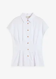 Blouse met korte mouwen in een luchtige viscosemix, bonprix