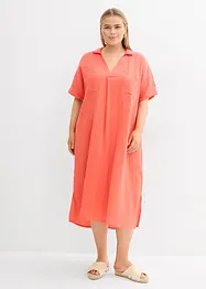 Kaftan jurk van zachte mousseline, bonprix