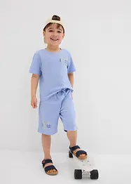 Piqué shirt en korte broek (2-dlg. set) van biologisch katoen, bonprix