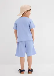 Piqué shirt en korte broek (2-dlg. set) van biologisch katoen, bonprix